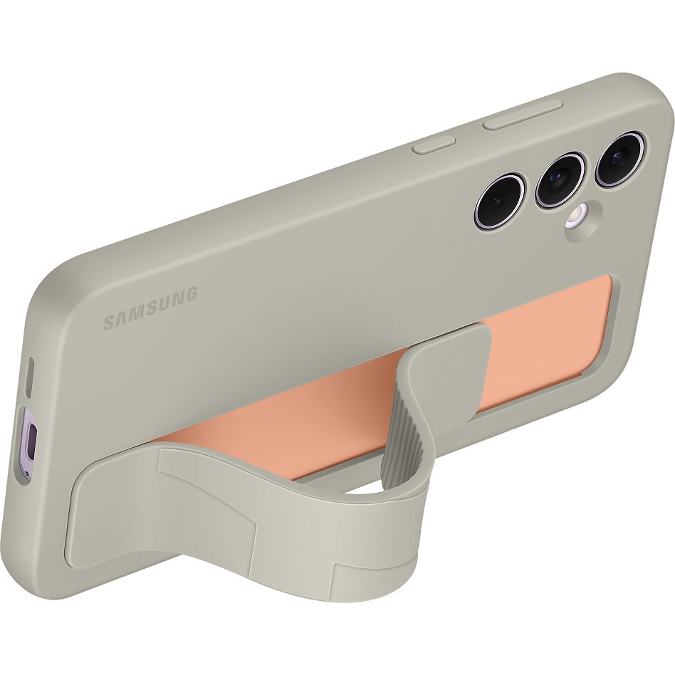 Etui Samsung Silicone Standing Grip Case do Galaxy A55 5G, szare